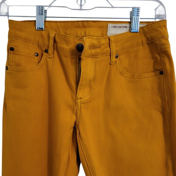 LOVE CULTURE | Gold Color Skinny Jeans - Picture 6 of 8